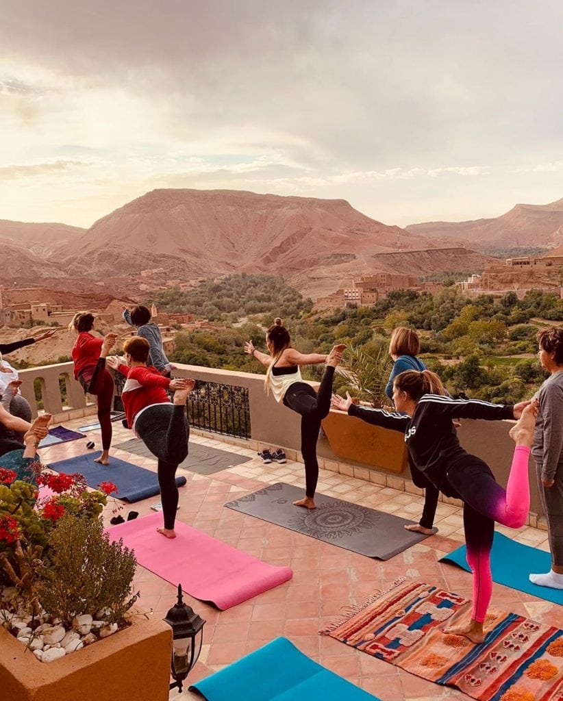 vacaciones de yoga en marruecos