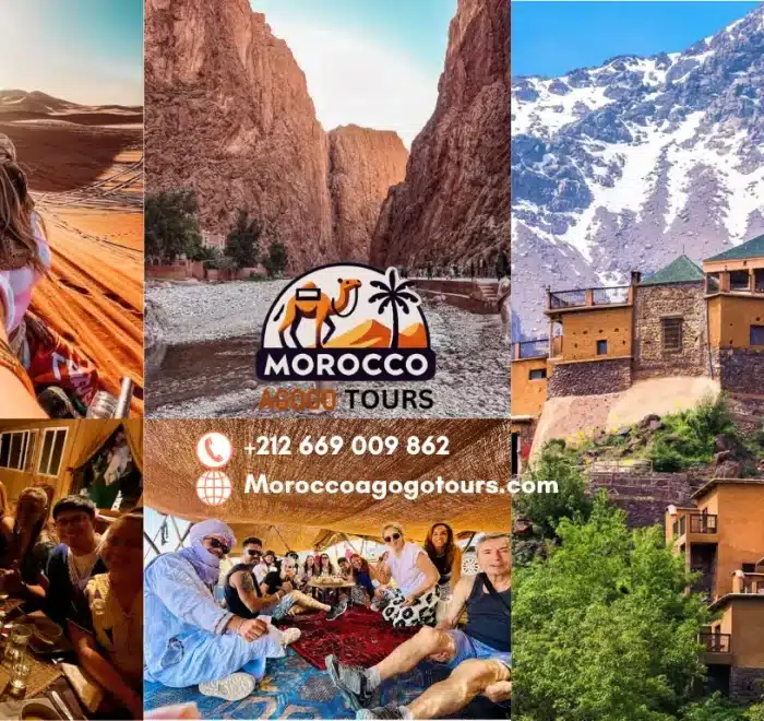 Unforgettable moments on 3-day Merzouga desert tour from Marrakech: High Atlas Mountains, Todra Gorges, and luxury desert camp in Merzouga.