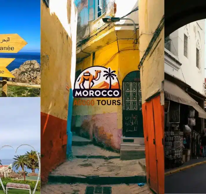 Is Tangier safe? A scenic view of Tangier, Morocco, showcasing its beautiful coastline and vibrant city life, a safe destination for tourists.